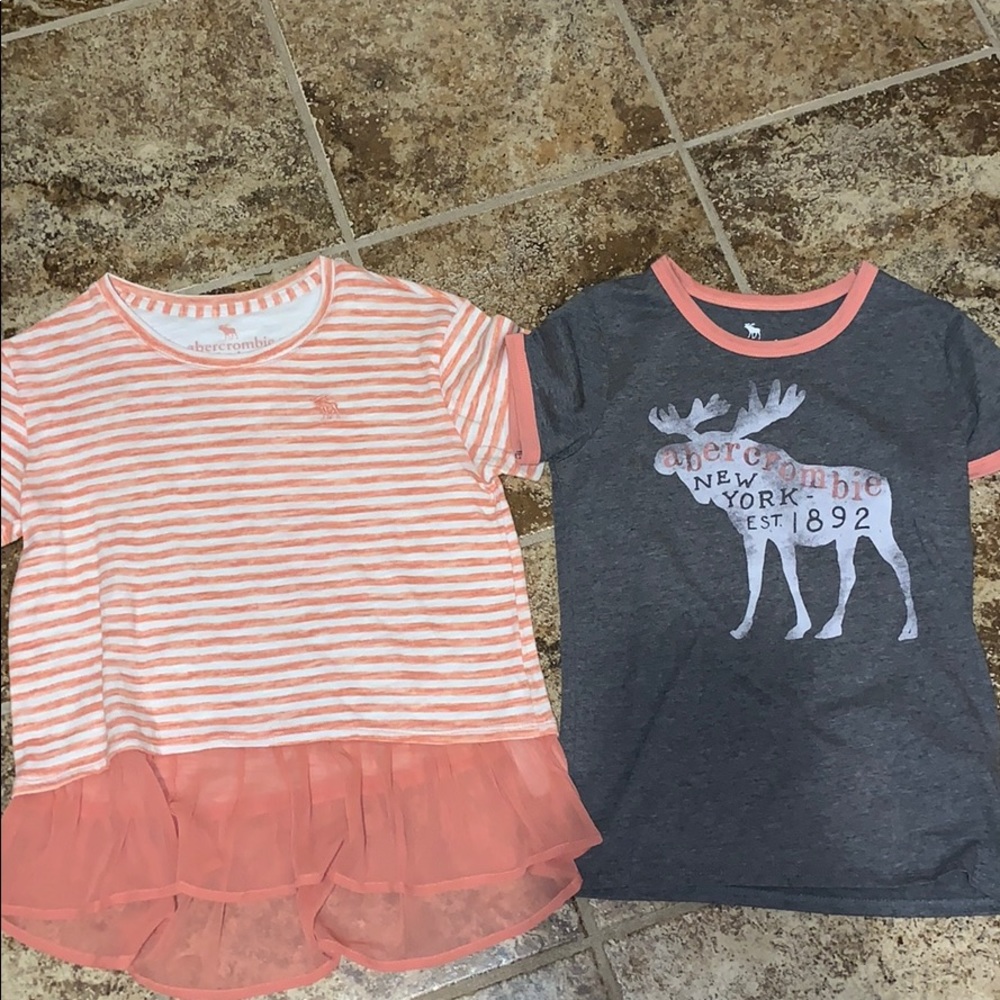 ABERCROMBIE AND FITCH SHIRTS//SIZE 9/10 GIRLS